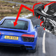 That’s the V6 in question hovering over the car there.